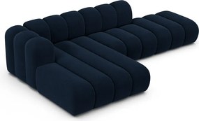 Tmavomodrá rohová pohovka (ľavý roh) Lupine – Micadoni Home