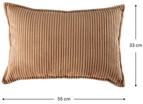 Hnedá menčester detský pohovkový vankúš Bolster – Wigiwama
