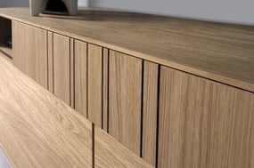 TV stolek s LED osvětlením Join 180 cm dub přírodní