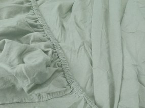Jersey plachta s lycrou tmavo mätová 90 x 200 cm