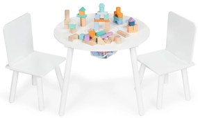 Stôl stôl +2 stoličky detský set nábytku Ecotoys