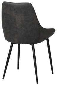 Tmavosivé jedálenské stoličky v súprave 2 ks Sierra – Rowico