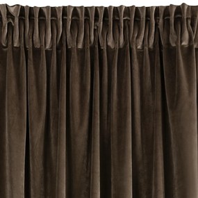 ZATEMŇOVACÍ ZÁVES NA PÁSKE VILLA 140X270 CM HNEDÁ