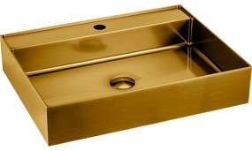 Antikoro umývadlo v zlatej farbe 55x42 cm Aurum – Sapho