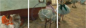 Obraz - Edgar Degas, The Dance Lesson, reprodukcia (s hodinami) (90x30 cm)