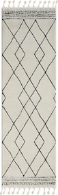 Behúň Moroccan Desert CA40075 weiß/schwarz, 80x250, čiernobiela, obývacia izba, My Flair