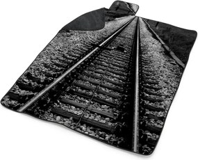 Sablio Plážová deka Koľajnice: 200x140 cm