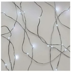 LED Vianočná vonkajšia reťaz 100xLED/15m IP44 studená biela