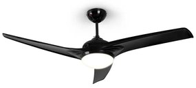 Figo, stropný ventilátor, 52" (132 cm) Ø, výkon: 55 W, čierny
