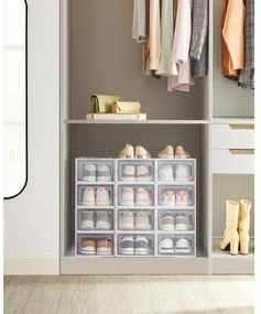 Modulárny regál s priehradkami BOXIFY biely