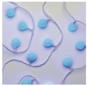 LED Vianočná vonkajšia reťaz 40xLED/9m IP44 modrá