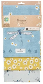 Utierky z bio bavlny v súprave 3 ks 45x65 cm English Meadow - Cooksmart ®