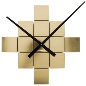 Karlsson KA5974GD dizajnové nástenné nalepovacie hodiny zlatá, pr. 80 cm