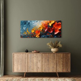 Obraz - Abstraktná maľba kvetov III. (120x50 cm)