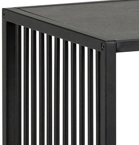 Knihovna Strington 120 cm mramorově černá