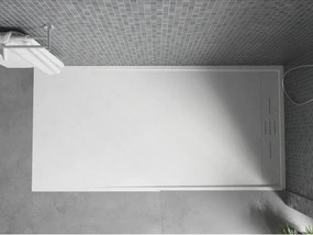 Mexen Amon, SMC obdĺžniková sprchová vanička 160 x 70 cm, biela, 4F107016