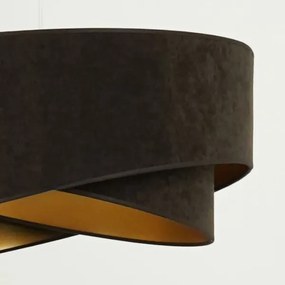 Brilagi - LED Luster na lanku LYRA 1xE27/15W/230V tmavohnedá/zlatá