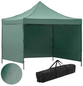 SPRINGOS Komerčný stan 3×3 m – záhradný veľtrhový pavilón Springos, zelený GP0001
