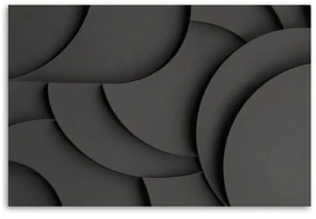Gario Obraz na plátne Tmavá textúra 3D Rozmery: 120 x 80 cm