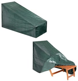 Ochranná plachta na ležadlo zelená 144x57x92, 2cm