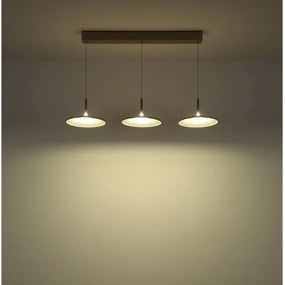 Globo 15635SA-3H - LED luster na lankách LAMPONE LED/24W/230V 4000K krémový