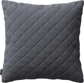Obliečka Kinga pikovaná 43 x 43 cm farba produktu sivá látka lesklá, zamatová