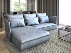 Rohová rozkladacia sedačka 248x178x93 pena T30 Pružina Falista B Manta O-sofa