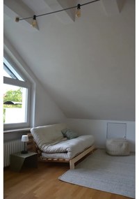 Béžová ľanová rozkladacia pohovka 160 cm Roots - Karup Design