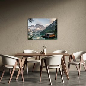 Sklenený obraz - Lake Prags (70x50 cm)
