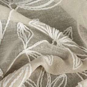 ZÁVES NA KRÚŽKOCH SUZI 140X250 CM KVETY