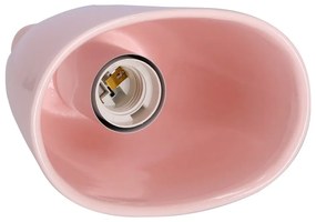 Ružové závesné svietidlo s keramickým tienidlom Sewilla – Candellux Lighting