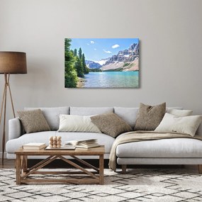 Obraz Alpského jazera (90x60 cm)