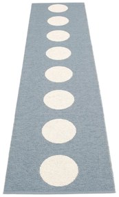 Svetlomodrý vnútorný a vonkajší behúň 70x300 cm Vera Storm – Pappelina