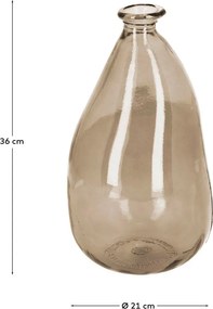 Hnedá váza (výška 36 cm) Brenna – Kave Home