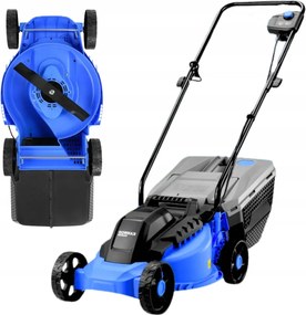 Silná elektrická kosačka 2000 W nastaviteľná do záhrady s košom, malá a ľahká