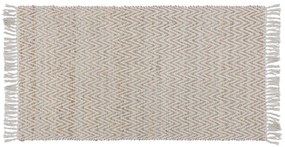 Jutový koberec 80 x 150 cm béžový AFRIN Beliani