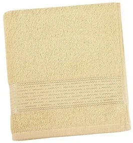 Bellatex Froté uterák Kamilka prúžok svetložltá, 50 x 100 cm