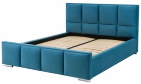 Posteľ FABRIZZIO SQUERE P 160 x 200, s roštom, s úložným priestorom