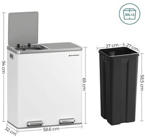 Odpadkový kôš 60l LTB60WT