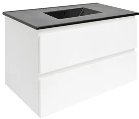 Kúpeľňová skrinka s umývadlom SAT B-Way 79x50x45 cm biela lesk BWAY280WU4B, 1 ks