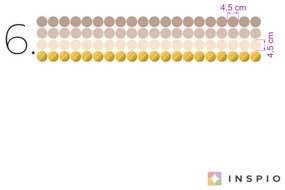Guličky v 16 farbách do izby, nálepky na stenu