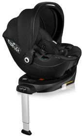 Lionelo - Autosedačka s otočnou základňou MOXIE SET i-Size 40-87 cm čierny karbón
