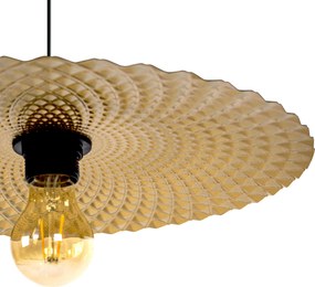 Toolight Toolight, stropné svietidlo 1xE27 APP1290-1CP, retro zlatá, OSW-00925