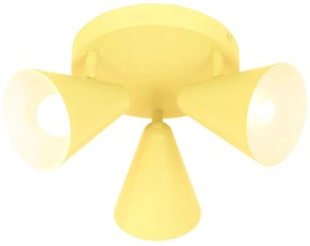 CLX Stropné bodové svietidlo do detskej izby AGOSTINO, žlté
