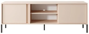 TV stolík/skrinka Danton 153 2D (béžová). Akcia -19%. Vlastná spoľahlivá doprava až k Vám domov. 1071337