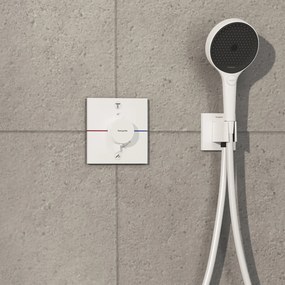 Hansgrohe ShowerSelect Comfort E, termostat pod omietku pre 2 spotrebiče, biela matná, HAN-15572700