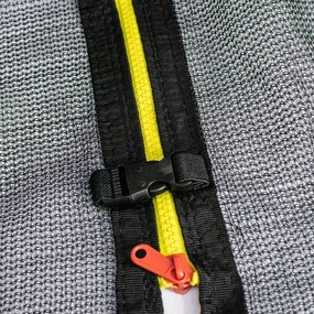 JU Trampolína 8 FT s rebríkom a vnútornou sieťou, modrá