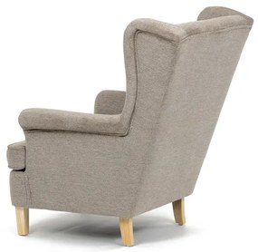 Autronic BONTEC Kreslo ušiak, béžová látka, AK-388 BGE2 Farba: Čierna