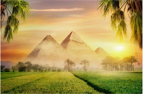 Obraz - Pyramídy (90x60 cm)