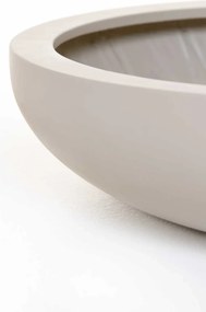 Misa na kvety PLANA, sklolaminát, priemer 54 cm, krémová